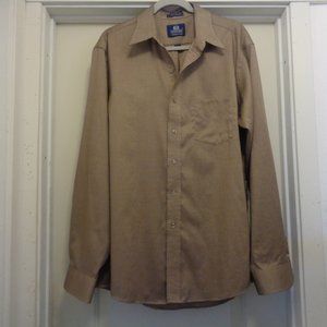 STAFFORD STEAMPUNK BROWN MENS SHIRT 16 & 1/2